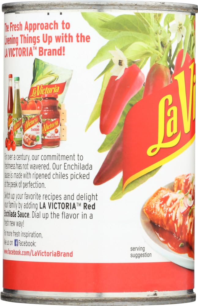 La Victoria Enchilada Sauce - 3 Pack Bulk La Victoria Red Enchilada Salsa, Mild (10oz Each)