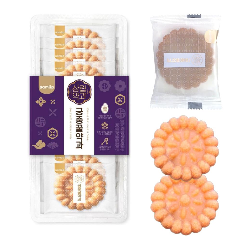 Korean Premium Snacks Sweet Rice Yak Gwa Honey Cookies 10 PCS 300g Individual ??