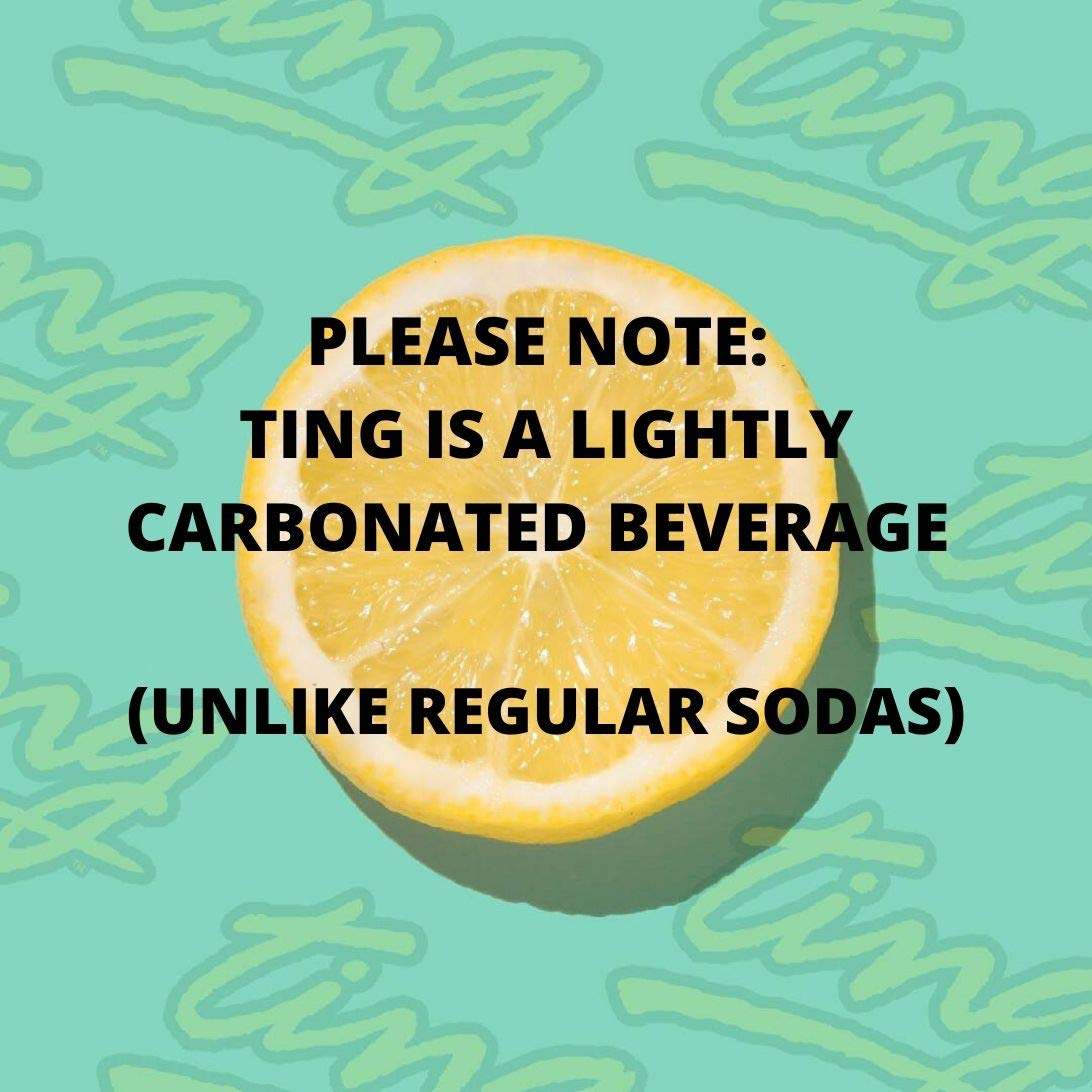 Ting Lightly Carbonated Soda, 20 Oz, (Pack of 24)