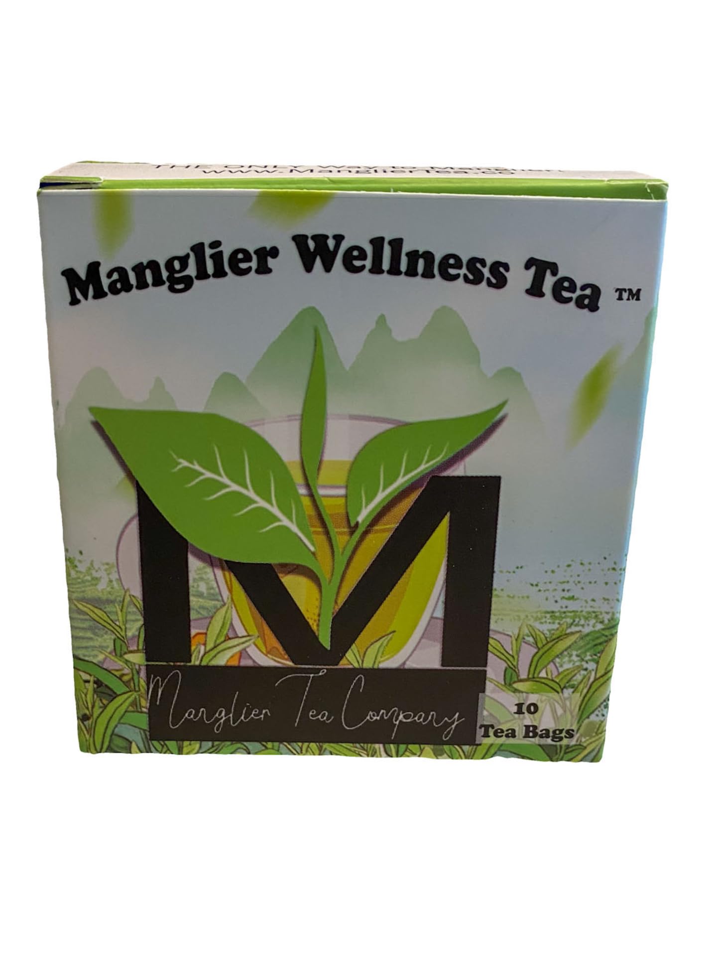 CreoleCure - 100% Organic Manglier Tea - 10 Tea Bags - Wellness Tea made from the groundsel bush.