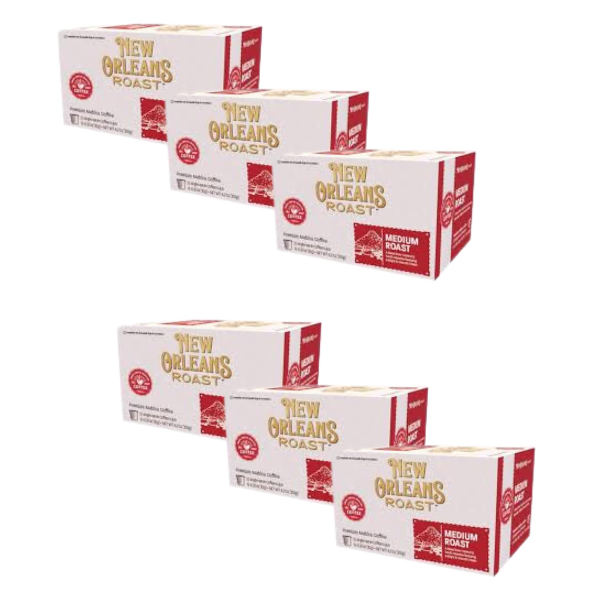 New Orleans Roast Medium Roast Single Serve Cups - Pack of 6 - Rich & Smooth Coffee