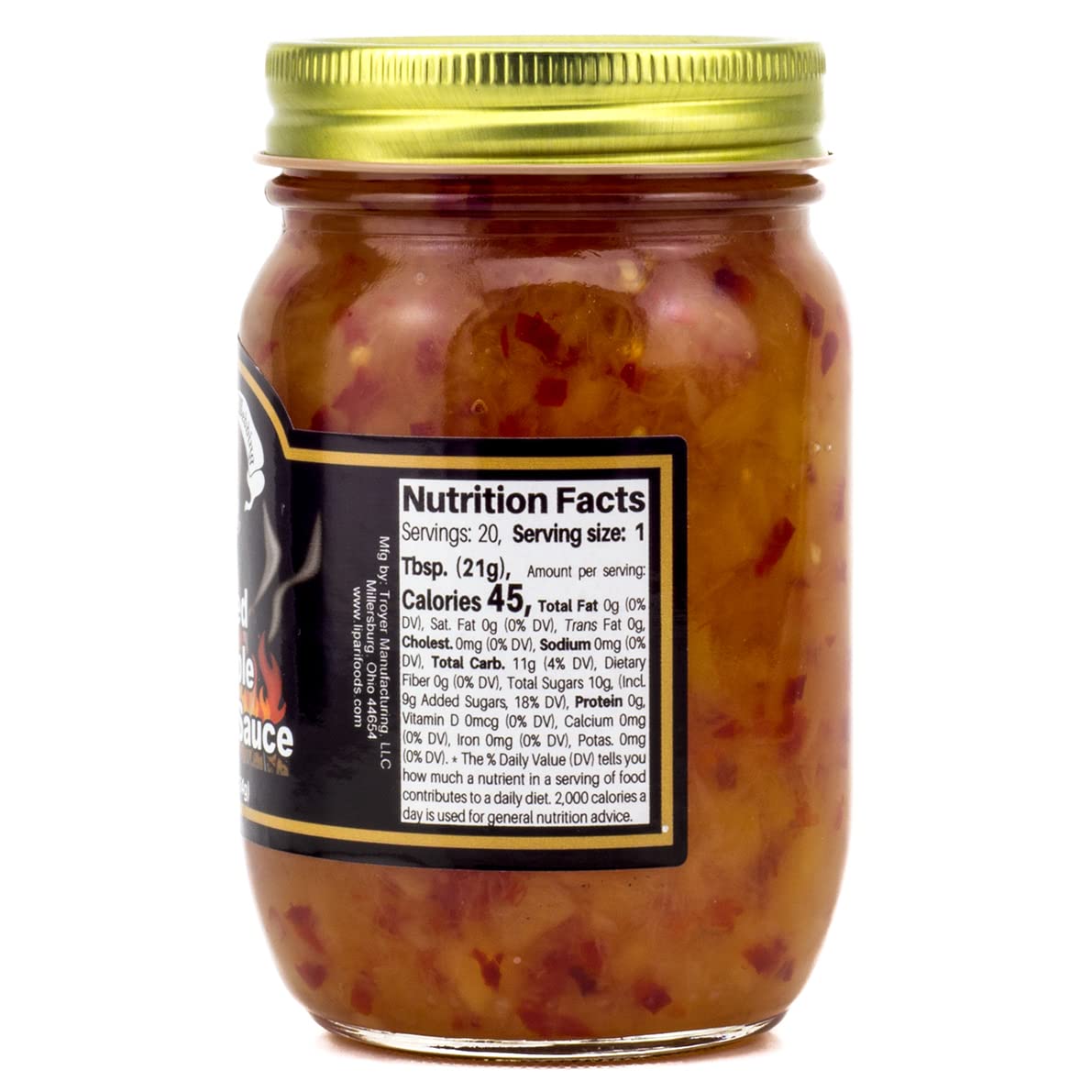 Amish Wedding Roasted Pineapple Habanero Sauce, 16 Ounce (Pack of 2)