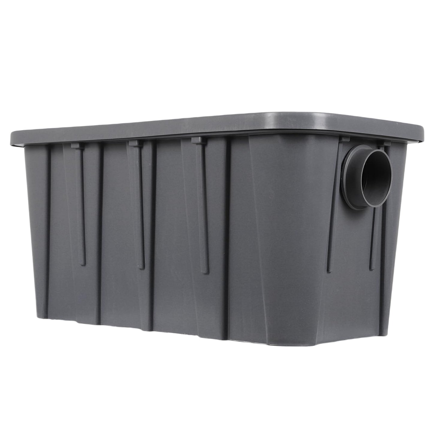 Generic Commercial Grease Interceptor Trap with Removable Filter Basket Plastic Grease Trap Under Sink Prevents Clogs and for Restaurant Canteen Home
