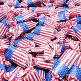 American Flag Chocolate Rolls - Patriotic Candy - Perfect For Memorial Day - Red White and Blue Candy - 1 Pound