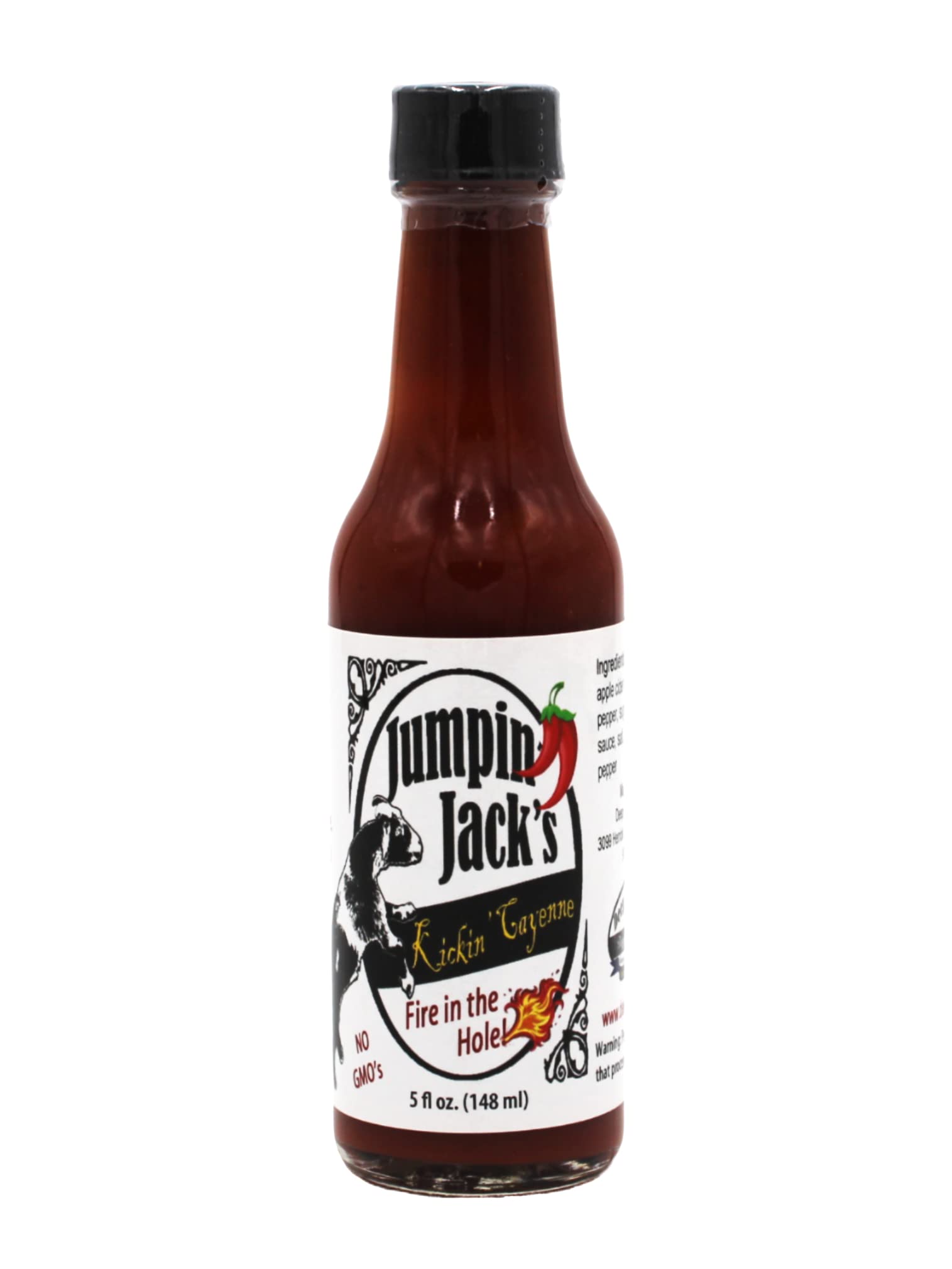 Jumpin’ Jack’s Kickin' Cayenne Sauce - Handcrafted in Small Batches and Truly All Natural Sauce using Sustainably Sourced Ingredients - Sweet