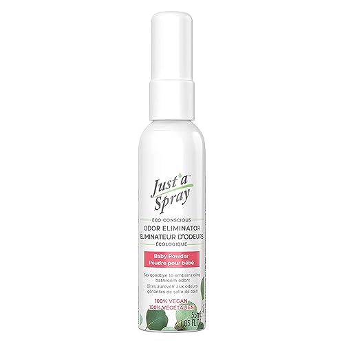 Prelam Just a Spray Odor Eliminator - Baby Powder for Kids - 1.85 oz Spray