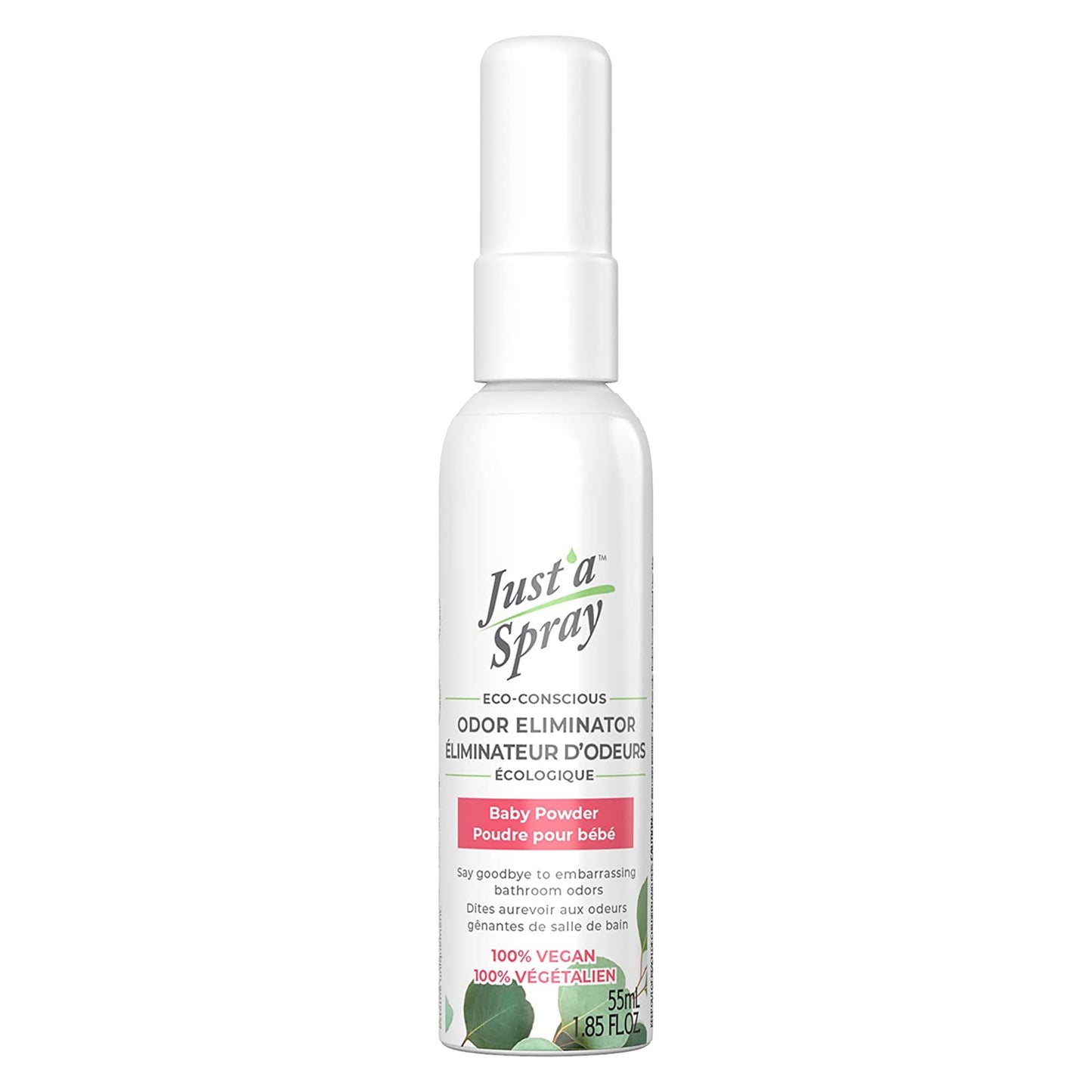 Prelam Just a Spray Odor Eliminator - Baby Powder for Kids - 1.85 oz Spray