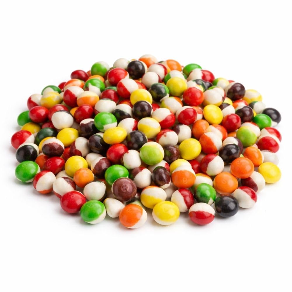 Freeze Dried Rainbow Fruit Chews Crunchy Candy Bites - 1 lb (Approx. 450 pieces)