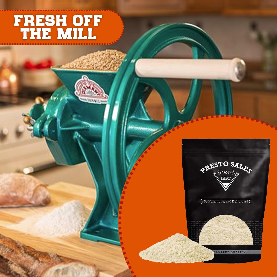 Presto Sales Almonds, "FRESH CROP YEAR" Extra Sifted Fine Fresh Flour healthy Blanched Raw 80 oz. | Keto and Paleo friendly, Vegan, Premium Quality