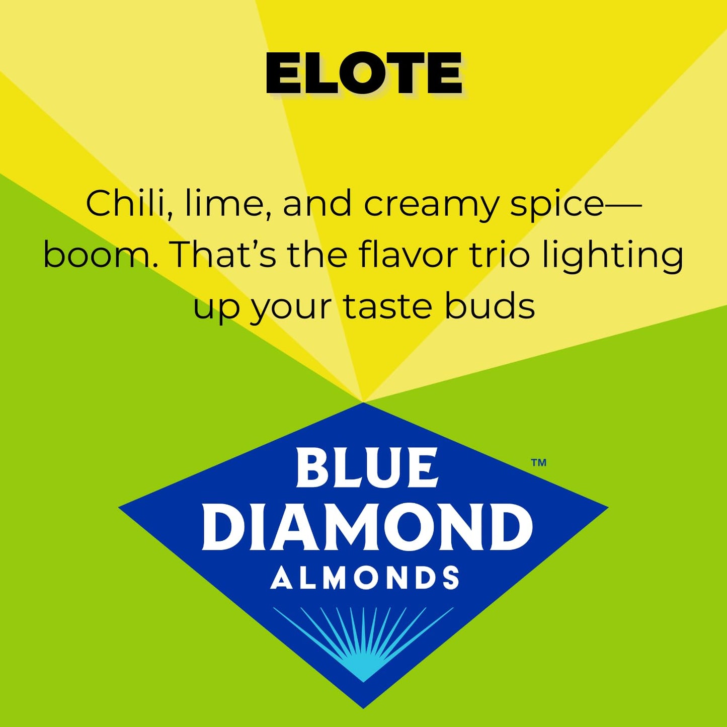 Blue Diamond Almonds, Elote Mexican Street Corn Style Flavored Snack Nuts, Shareable Size, 4oz. (Pack of 8)