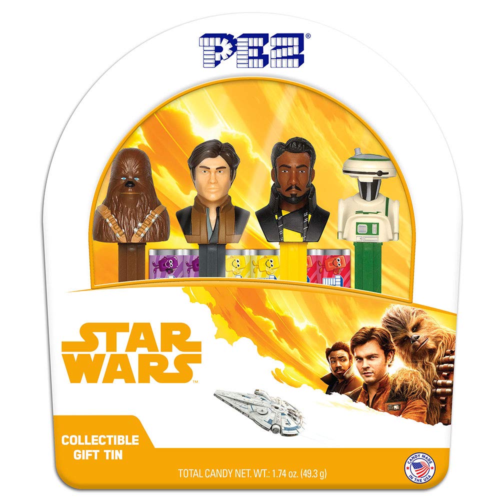 PEZ Candy Candy Star Wars Han Solo Gift Tin, 14.5 Oz
