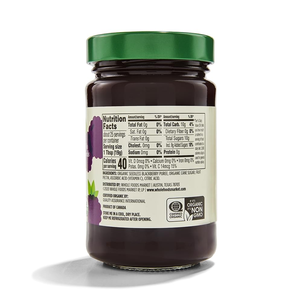 365 by Whole Foods Market, Organic Blackberry Conserve, 17 oz