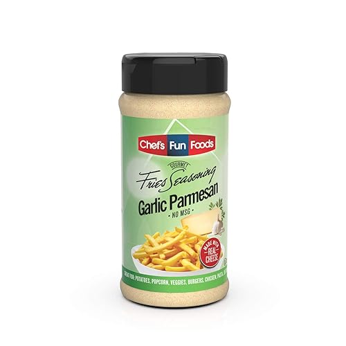 3 Set - Gourmet Fries Seasonings Bottle, Garlic Parmesan, 9 Ounce,3 Set 9 Ounce (Pack of 1)