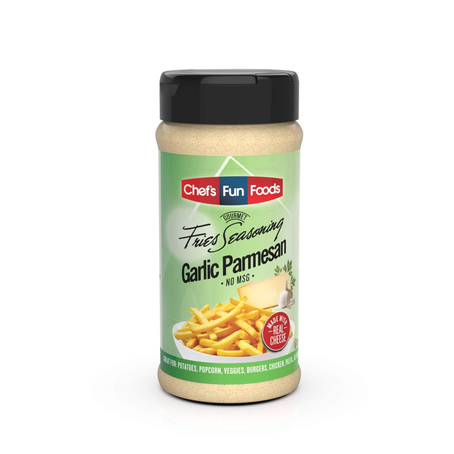 3 Set - Gourmet Fries Seasonings Bottle, Garlic Parmesan, 9 Ounce,3 Set 9 Ounce (Pack of 1)