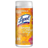 Lysol Disinfectant Wipes, Multi-Surface Antibacterial Cleaning Wipes, Dorm Room Essentials for Disinfecting and Cleaning, Mango and Hibiscus Scent