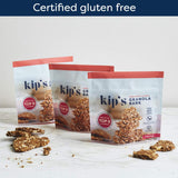 8-Pack Kip's Cinnamon Crunch Granola Bark Snack Packs, Free of Top 8 Allergens, Vegan, Gluten Free (Eight 3.2oz Bags)