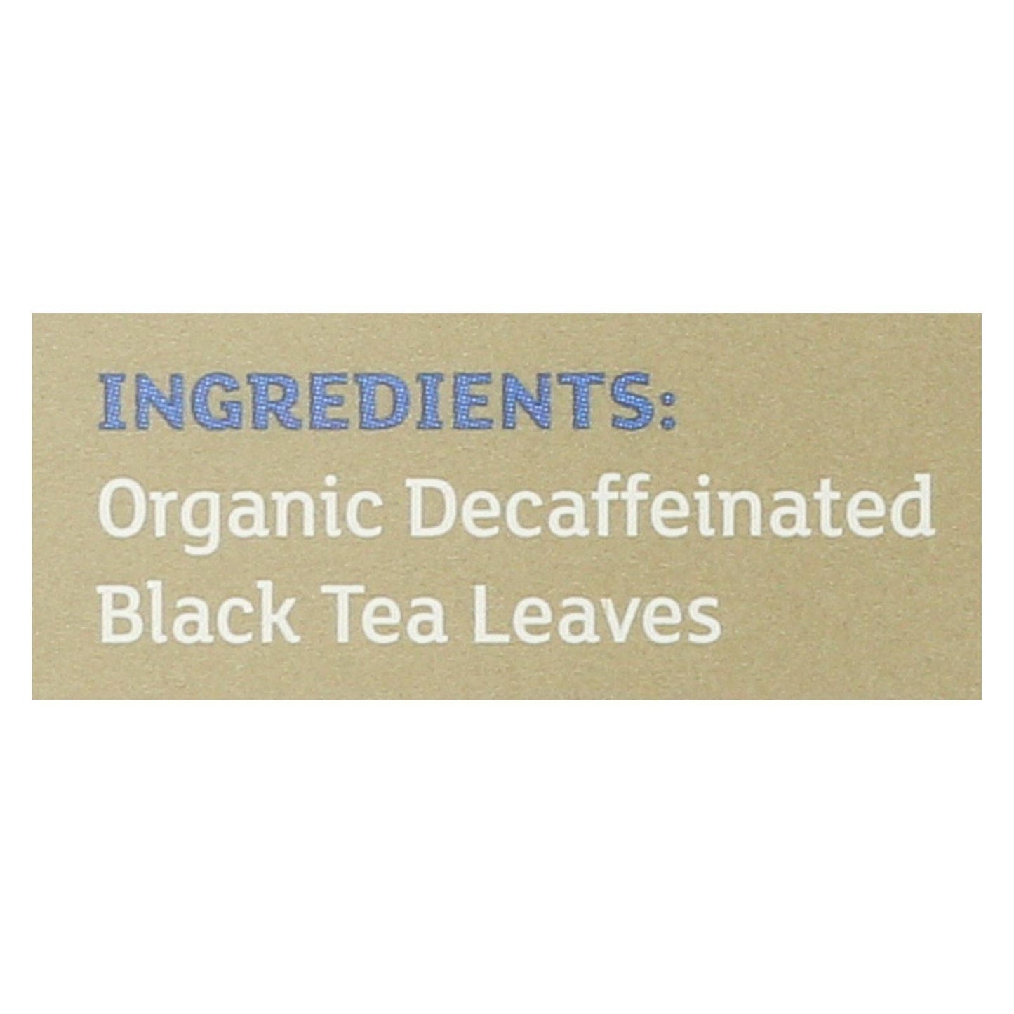 Equal Exchange Tea,Og2,Eng BRK,Decaf,Ft 6 Pack