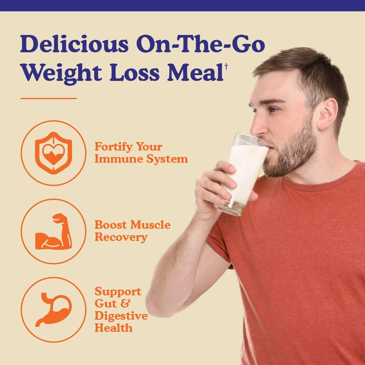 BBfL Grass-Fed Whey Protein Shake - 21g rBGH-Free Protein, Vanilla Bean + Apple Cider Vinegar, Prebiotics, Digestive Enzymes, Supports Gut Health