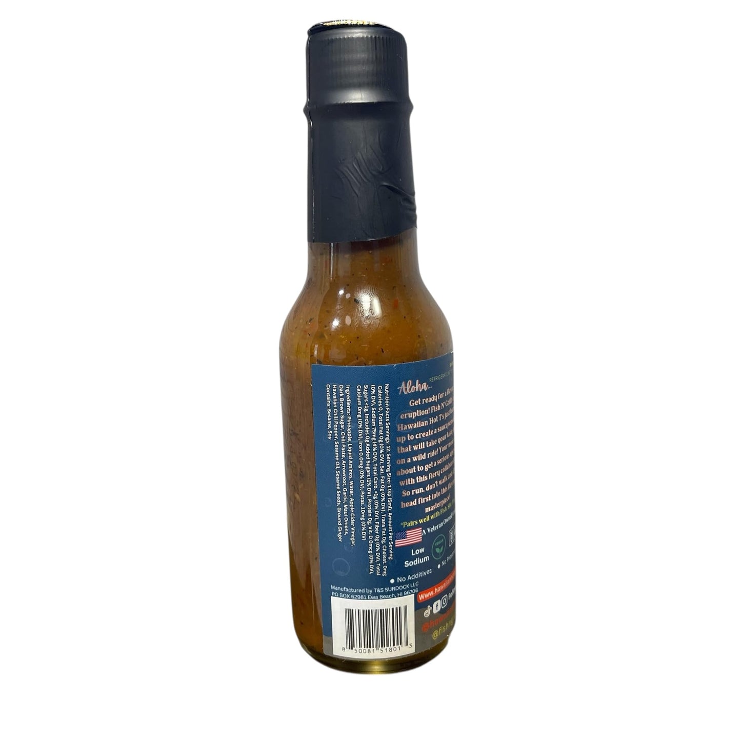 Hawaiian Hot T’s Small Batch Premium Craft Hot Sauce 2 Pack Box of Award-Winning Hot Sauces - Majah Flavah! & Maui Owie - Each Bottle is 5 fl. oz