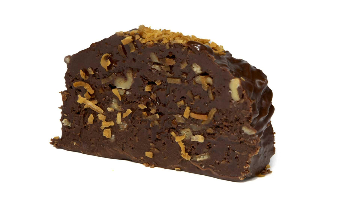 Frankenmuth Fudge Kitchen, German Chocolate Fudge, Half Pound of Handcrafted Fudge