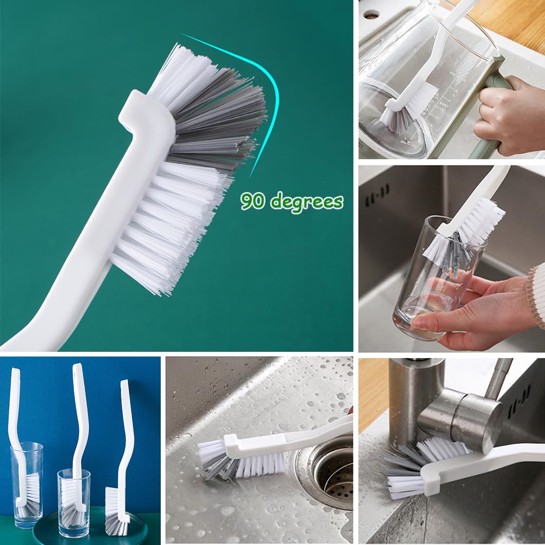 12Pcs Small Cleaning Brush, Crevice Gap Cleaning Brush,Door Window Track Groove Corner Crevice Cleaning Brushes for Cleaning Window