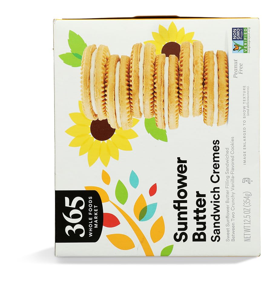 365 by Whole Foods Market Sunbutter Cookie Sandwich Creme, 12.5 OZ