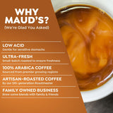 Maud's Salted Caramel Flavored Coffee Pods, 18 ct, Medium Roast Flavored Coffee in Single Serve Pods - 100% Arabica Beans, Compatible with Keurig K