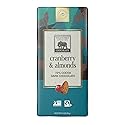 Endangered Species Dark Chocolate Bar w/Cranberries & Almonds (72% cocoa)