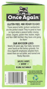 ONCE AGAIN Organic Peanut Butter Graham Sandwiches Multi-Pack, 1.59 OZ