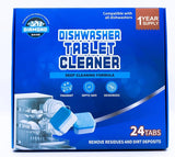 Diamond Shine Appliance Cleaner Bundle - 24 Tabs Each - Dishwasher Tablet, Garbage Disposer & Washing Machine Descaler - Septic Safe, Deodorizes