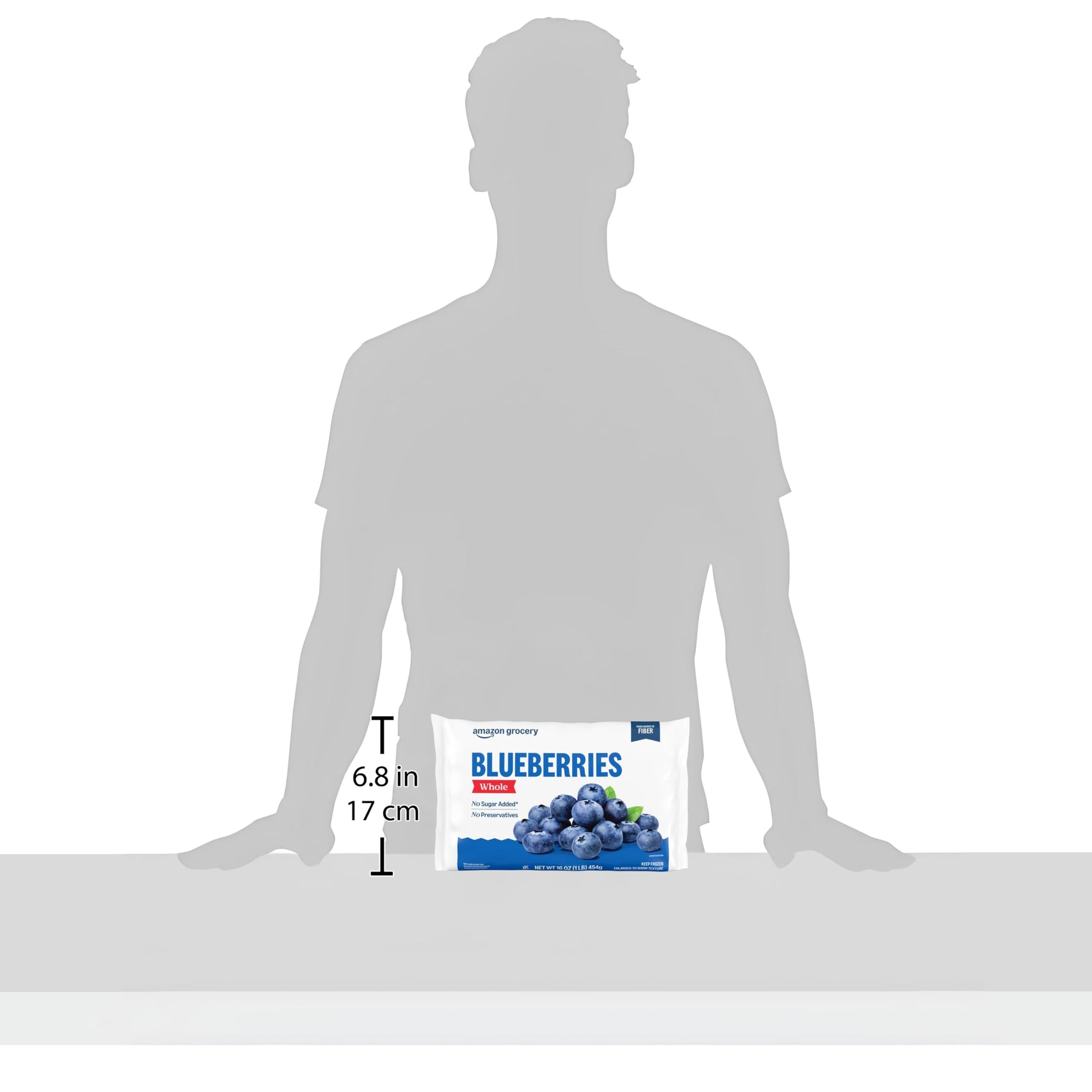 Amazon Grocery, Whole Blueberries, 16 Oz, Frozen (Previously Happy Belly, Packaging May Vary)