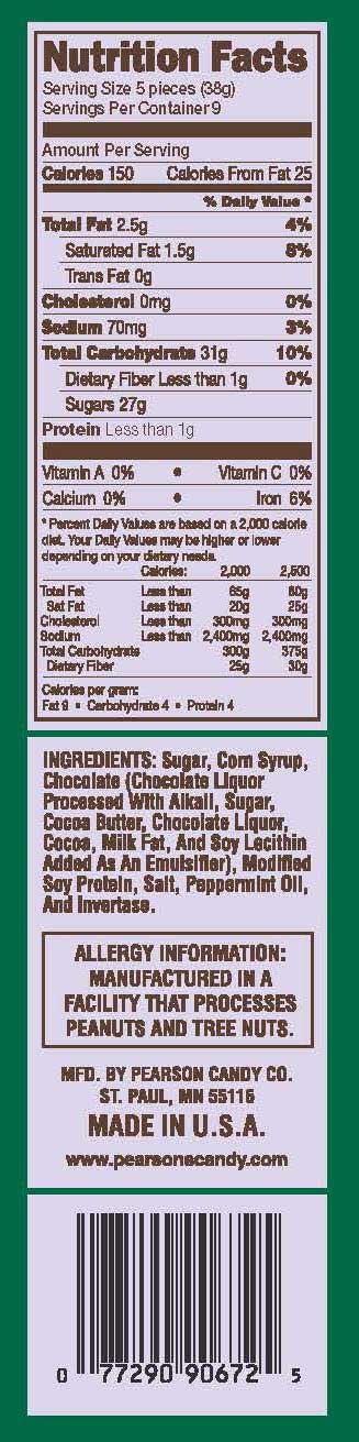Pearson's Mint Patties with Real Chocolate, 12 oz