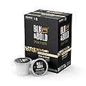 BLK & Bold Rise & GRND, Keurig Single Serve K-Cup Coffee Pods, Premium Medium Roast, 100% Arabica Beans, 20 Count