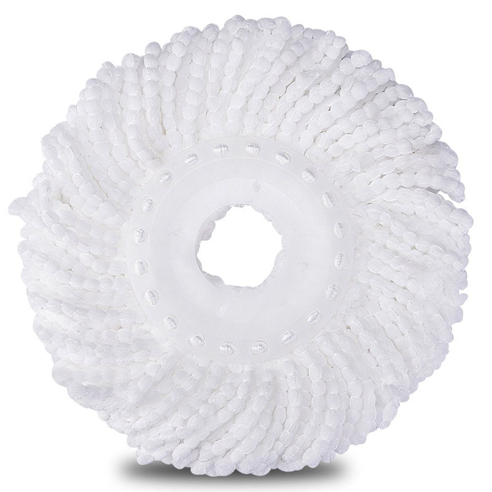 3 Pack Mop Head Replacement Spin Mop Replacement Head Microfiber Spin Mop Refills Easy Cleaning Round Shape Standard Size