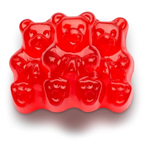 All City Candy Flavorful, Fresh & Soft 5 Pound Bulk Gummi Bear Candy Bags Individual Fruit Flavors World's Best Gummy Candy (Wild Cherry)