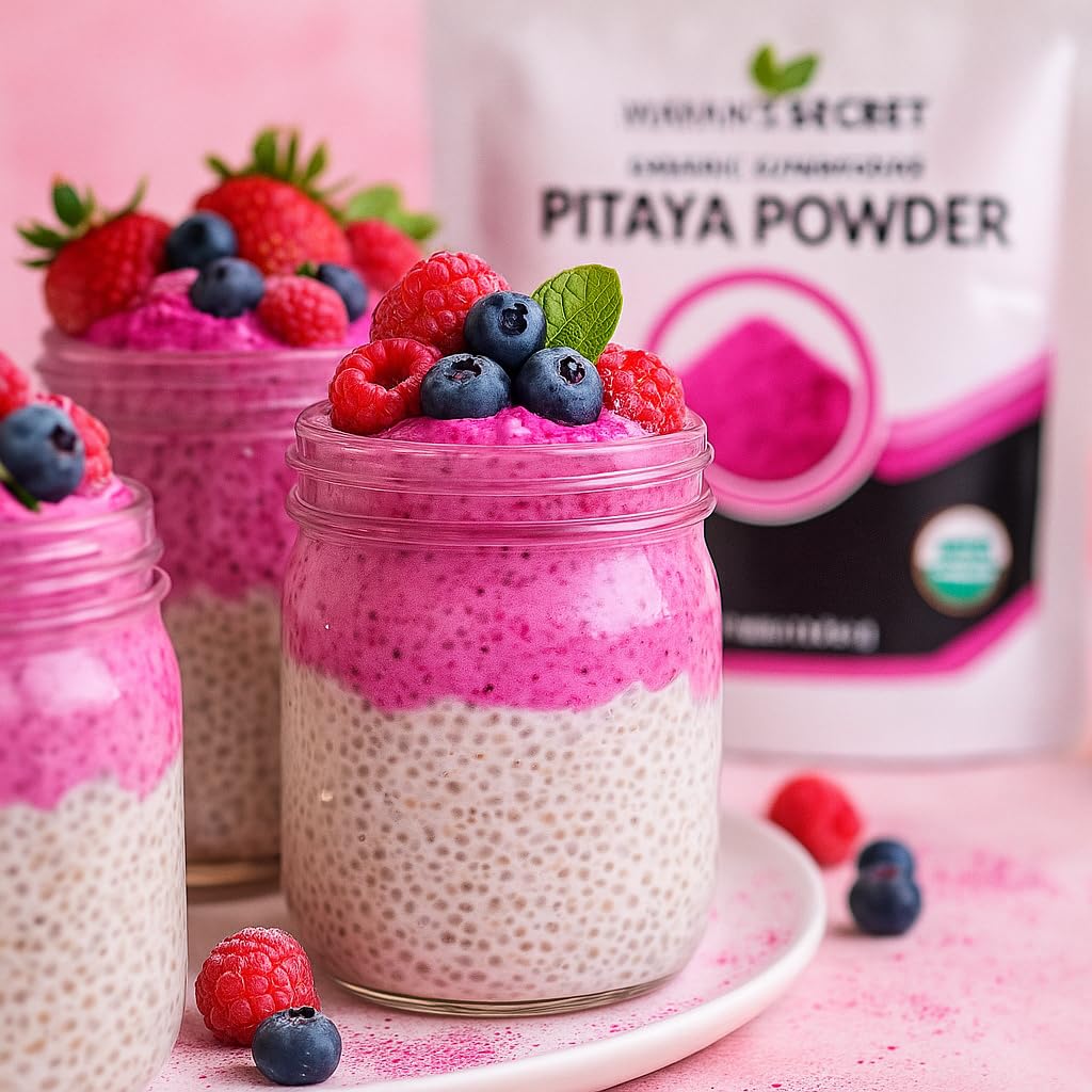 Mayan's Secret 3.5oz Pink Pitaya Powder Organic Dragonfruit | Vitamin C