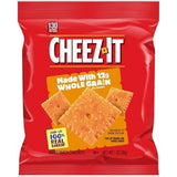 Sunshine Cheez-It Whole Grain Baked Snack Crackers, 1 oz Individual Bags, Bulk Case of 60