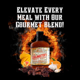 Hellfire Hot Sauce Chilimaster’s Reserve - Gourmet Award-Winning Hot Sauce and Marinade With Bourbon Infused Chipotle, 6.75 oz.