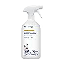 ATTITUDE Stain Remover Spray for Laundry, Removes Odors & Stains, Plant-Based & Vegan, Citrus Zest Scent, 27.1 Fl Oz