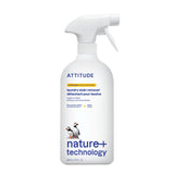 ATTITUDE Stain Remover Spray for Laundry, Removes Odors & Stains, Plant-Based & Vegan, Citrus Zest Scent, 27.1 Fl Oz