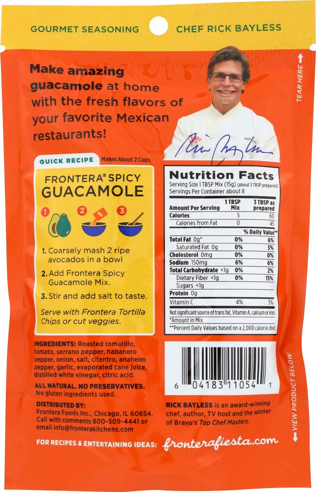 Frontera (NOT A CASE) Spicy Guacamole Mix