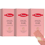 ANGEL HAIR Chocolate Cotton Candy Bar 170g - Strawberry & Pistachio Flavor - Gourmet Sweet Treat - Premium Candy Gift Box - Perfect for Birthdays