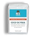 Rex Coffee Coco De Mer Ground Coffee, Infused Double Coconut from Seychelles, Arabica Light Medium Roast, 12 Ounce