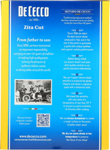 De Cecco Pasta - Zita Cut (Ziti) - No. 118 - 1 Box