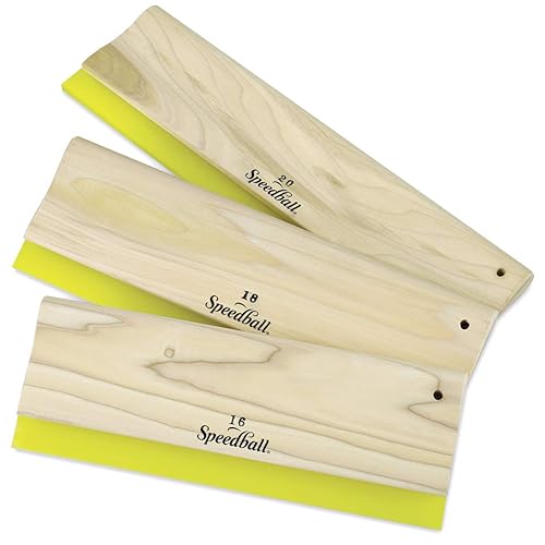 Speedball Urethane Squeegee, 20-Inch for Silk Screen Printing Graphics on Paper, Cardboard, and Wood