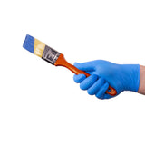 X3 Industrial Blue Nitrile Gloves, Box of 100, 3 Mil, Size X-Large, Latex Free, Powder Free, Textured, Disposable, Non-Sterile, Food Safe, X348100BX