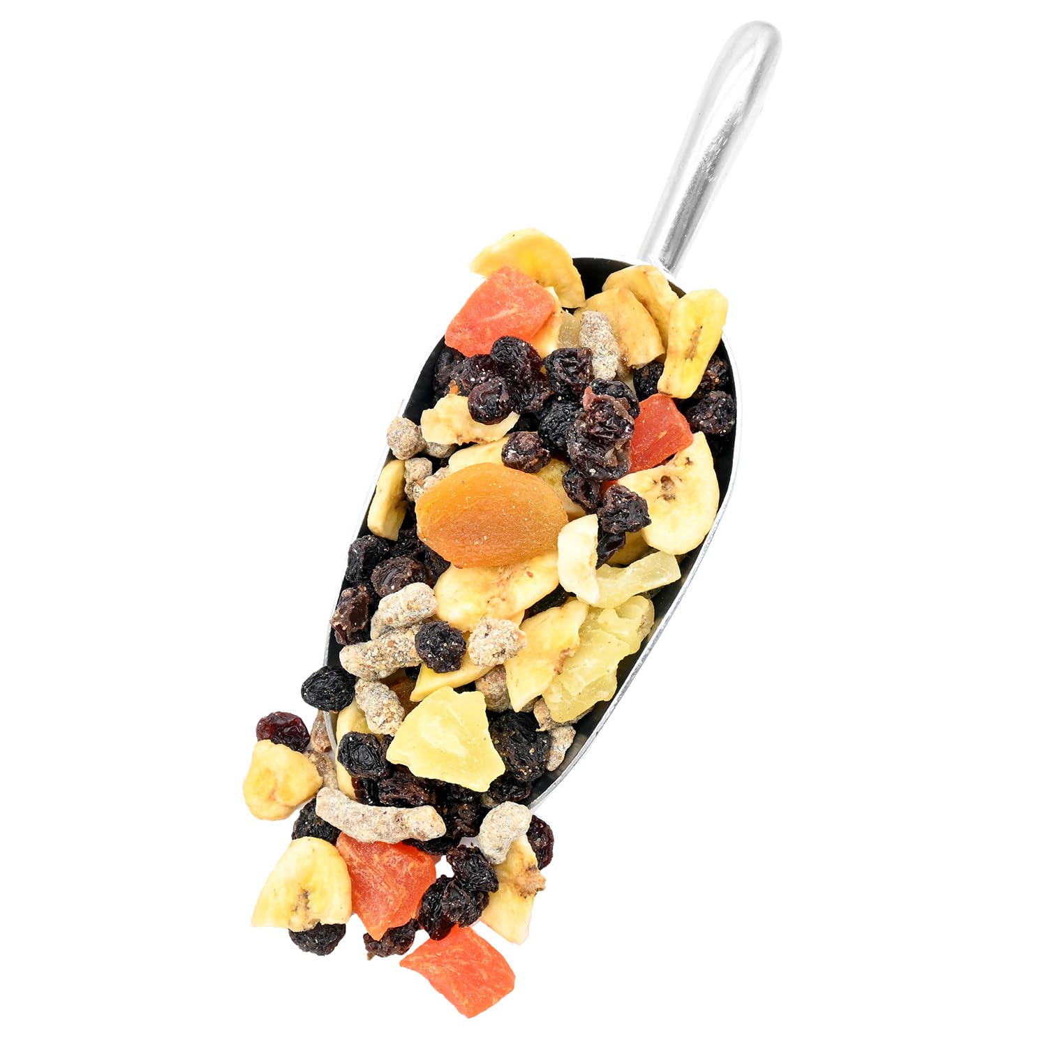 Grab Our Nuts Orchard Bliss Trail Mix 40 Ounce Jar: Raisins, Chopped Dates, Dried Pineapple, Dried Papaya, Sweetened Banana Chips, Dried Apricots