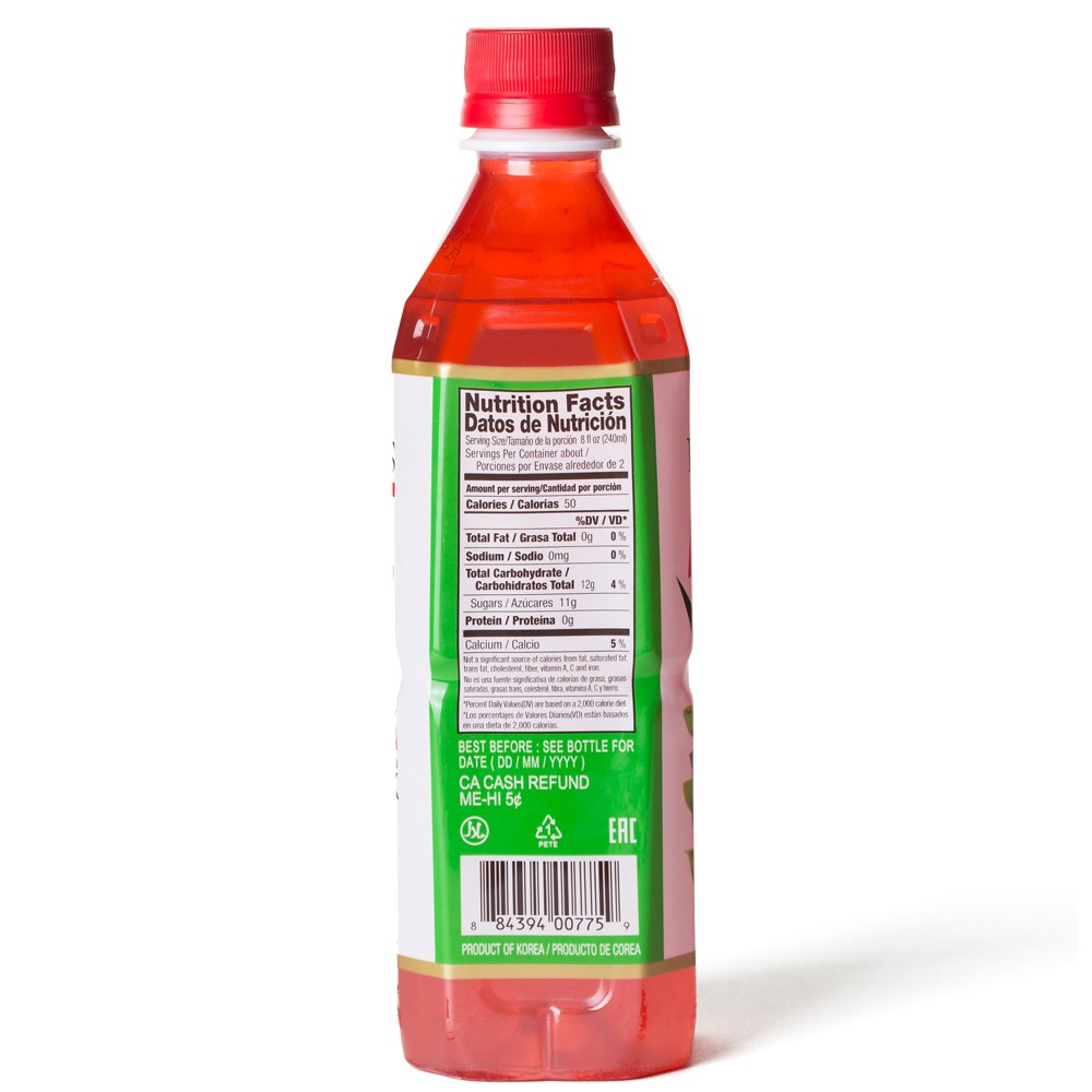 OKF Aloe Vera Watermelon Drink, 16.9 Ounce (10 Pack)