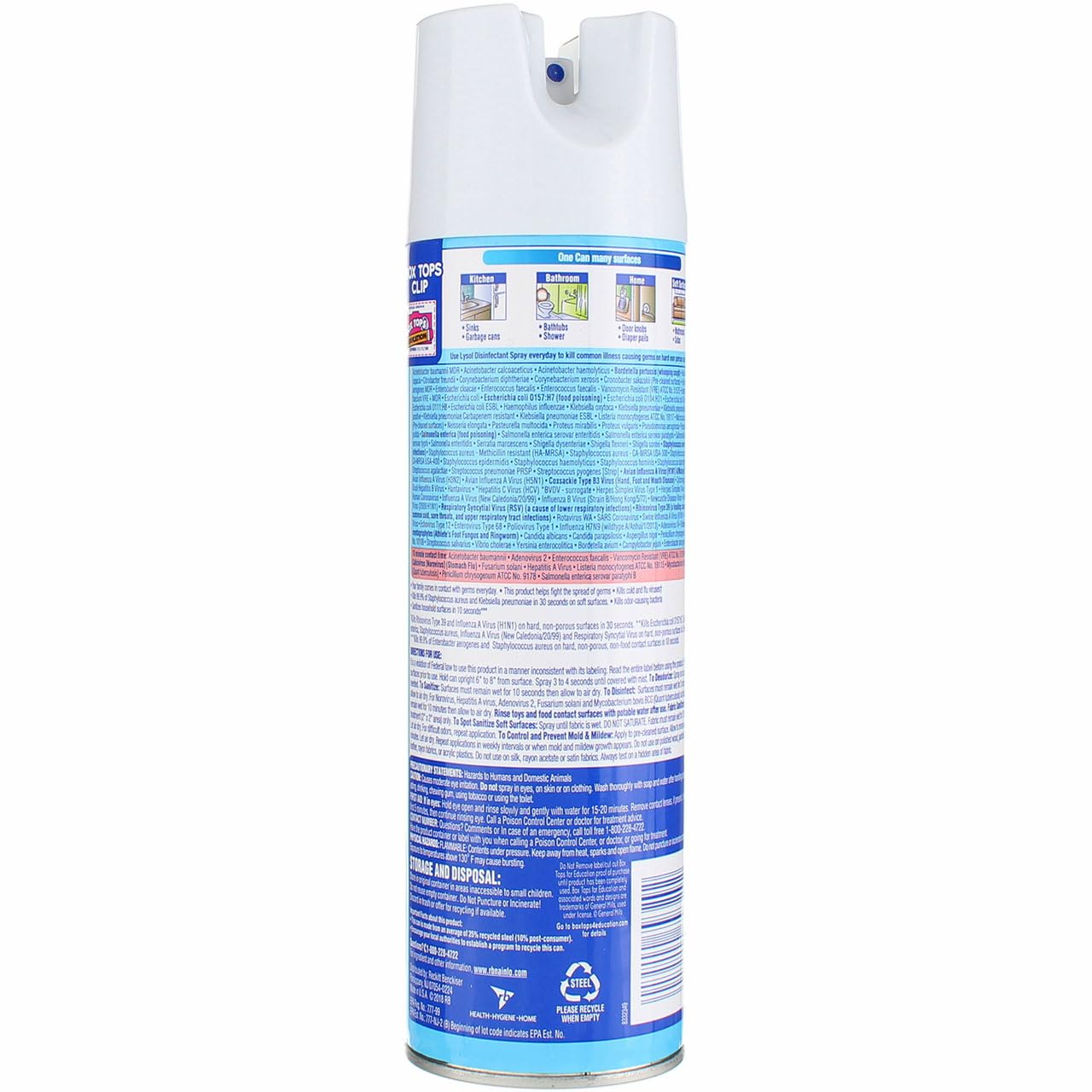 Lysol Disinfectant Spray, Crisp Linen, 19 oz(Pack of 7)