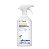 ATTITUDE Bathroom Cleaner Spray, EWG Verified, Plant-Based & Vegan, Safe for Bathroom Surfaces, Tiles, Tubs, Shower Walls, and Grout, Citrus Zest